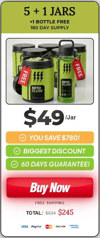 Buy KetoFlow 6 Bottle